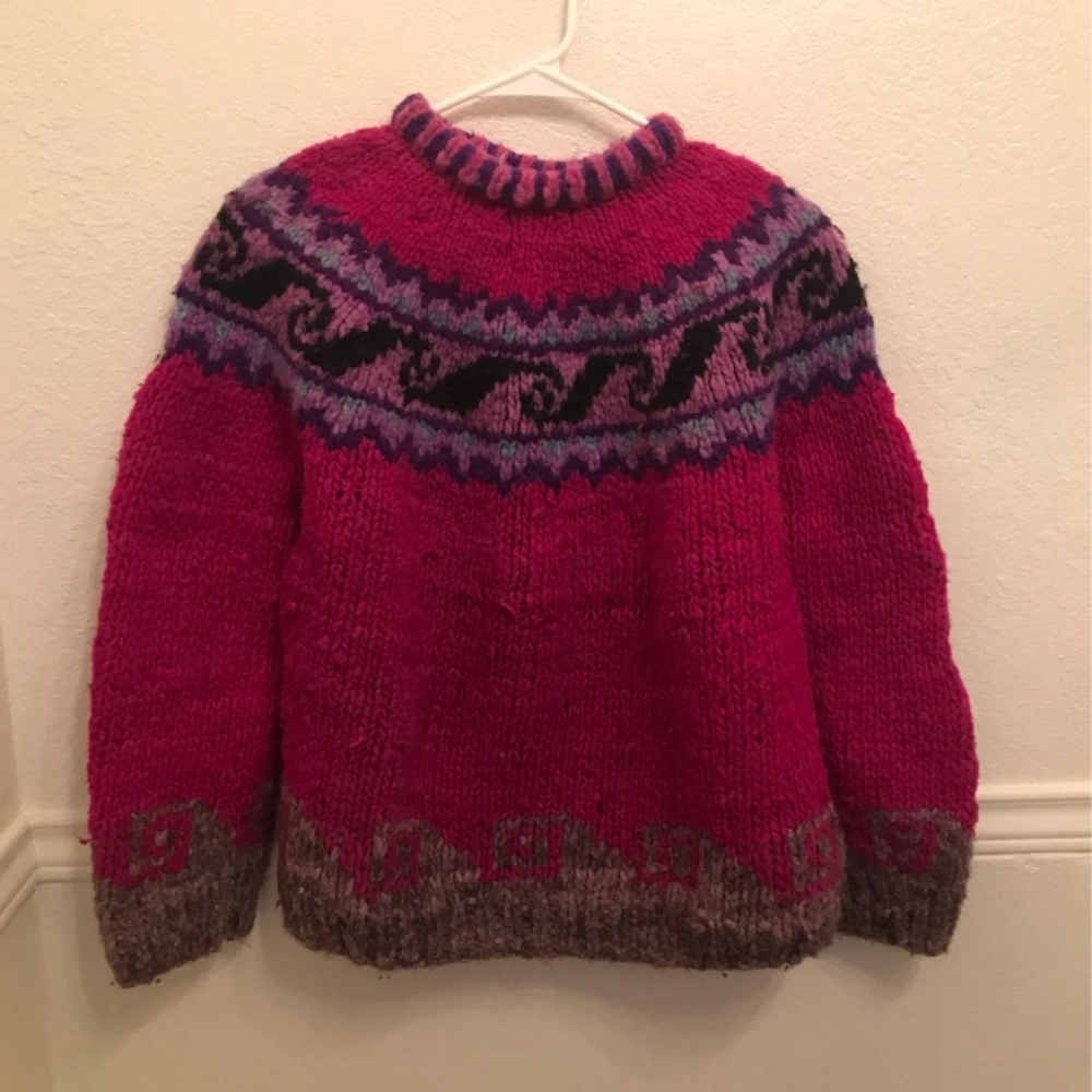 Vintage chunky knit sweater
